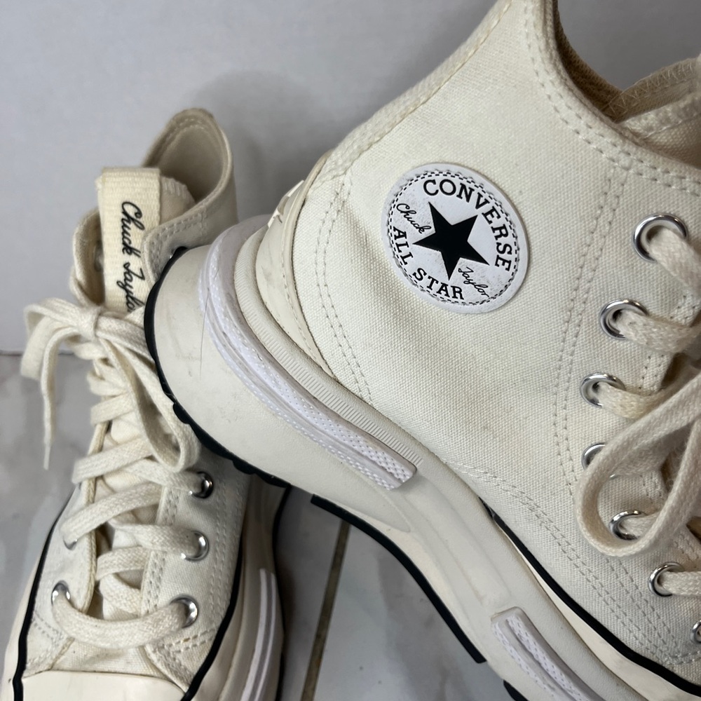 Unisex Converse Run Star Legacy CX Lace Up High Top Shoes Beige Men’s 4 WO’S 5.5 - Picture 7 of 14